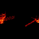 Imágenes compuestas de radar de la Tiangong poco antes de entrar en la atmósfera.